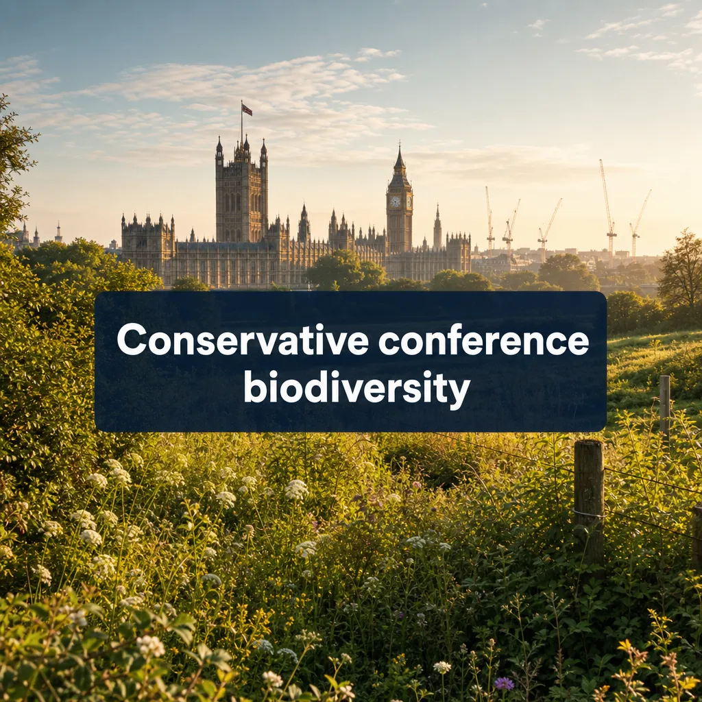 Conservative Conference Biodiversity Rules: Natural England Pledge and BNG Fallout, October 2026